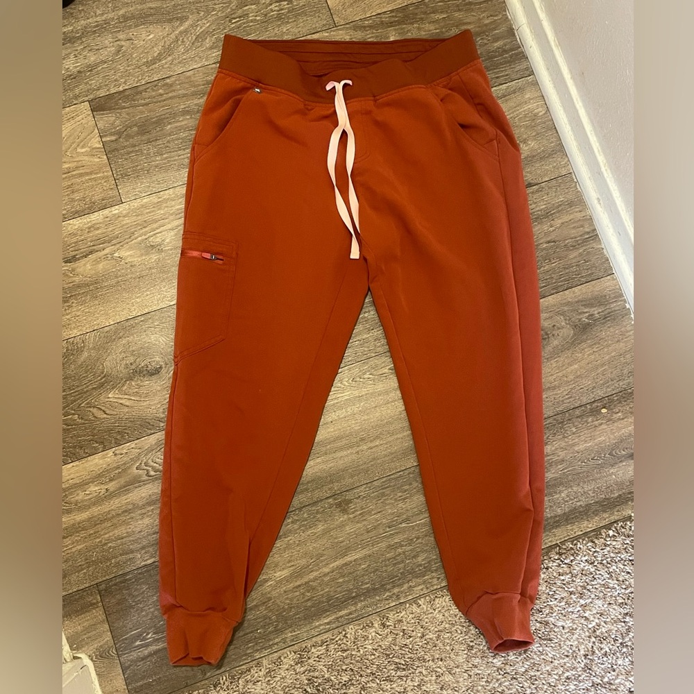FIGS size petite medium auburn color good condition